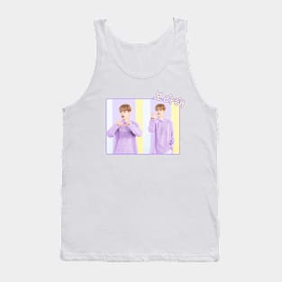 BTS - Jimin i purple you korean text white Tank Top